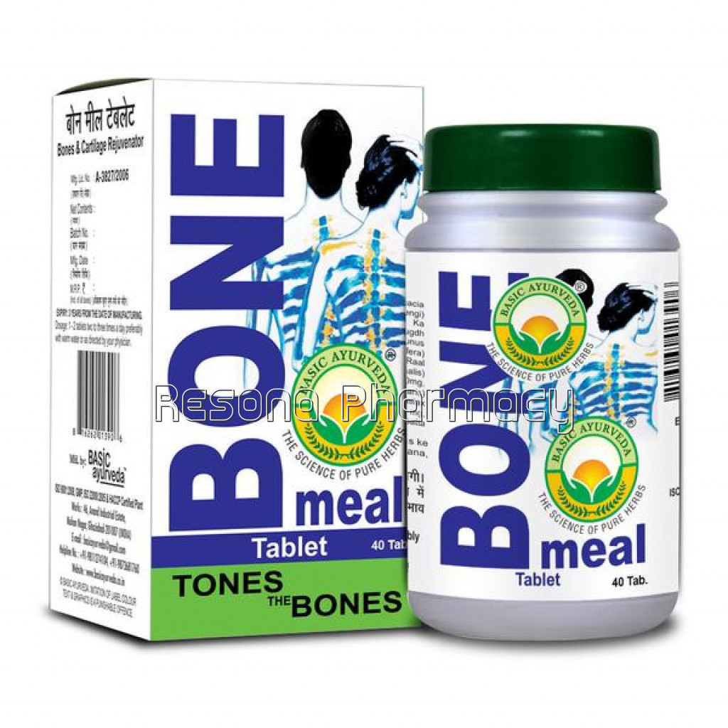 Basic Ayurveda Bone Meal 40 Tablet