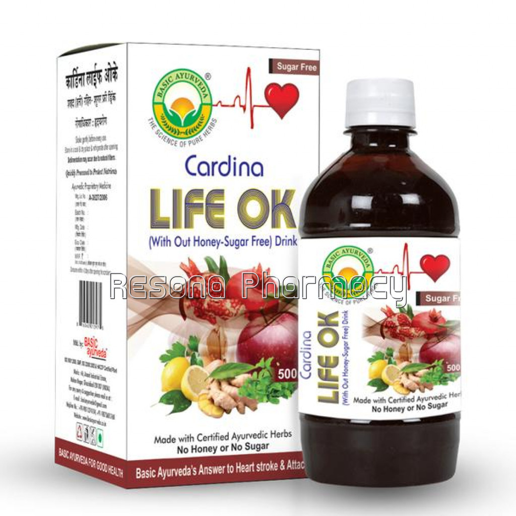 Basic Ayurveda Cardina Life Ok Drink Sugar Free 500 Ml