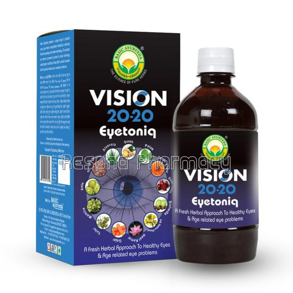 Basic Ayurveda Vision 20 20 Eyetoniq 450 Ml