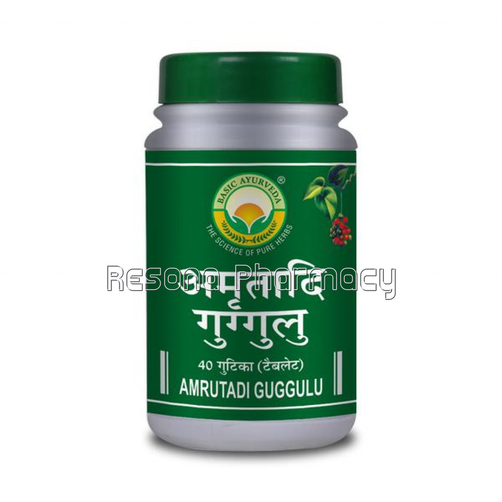 Basic Ayurveda Amrutadi Guggulu 40 Tablet