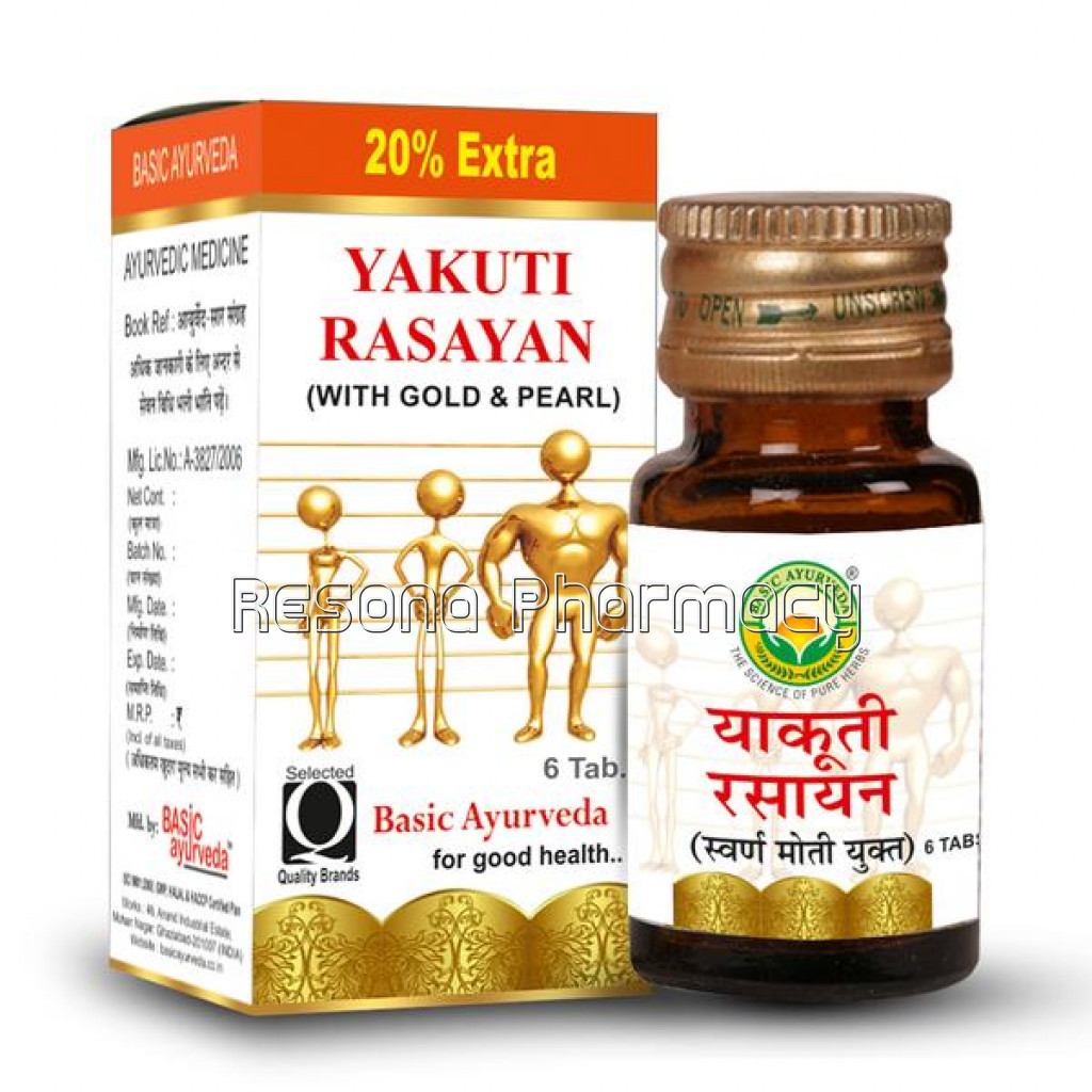 Basic Ayurveda Yakuti Rasayan (6 Tablets)