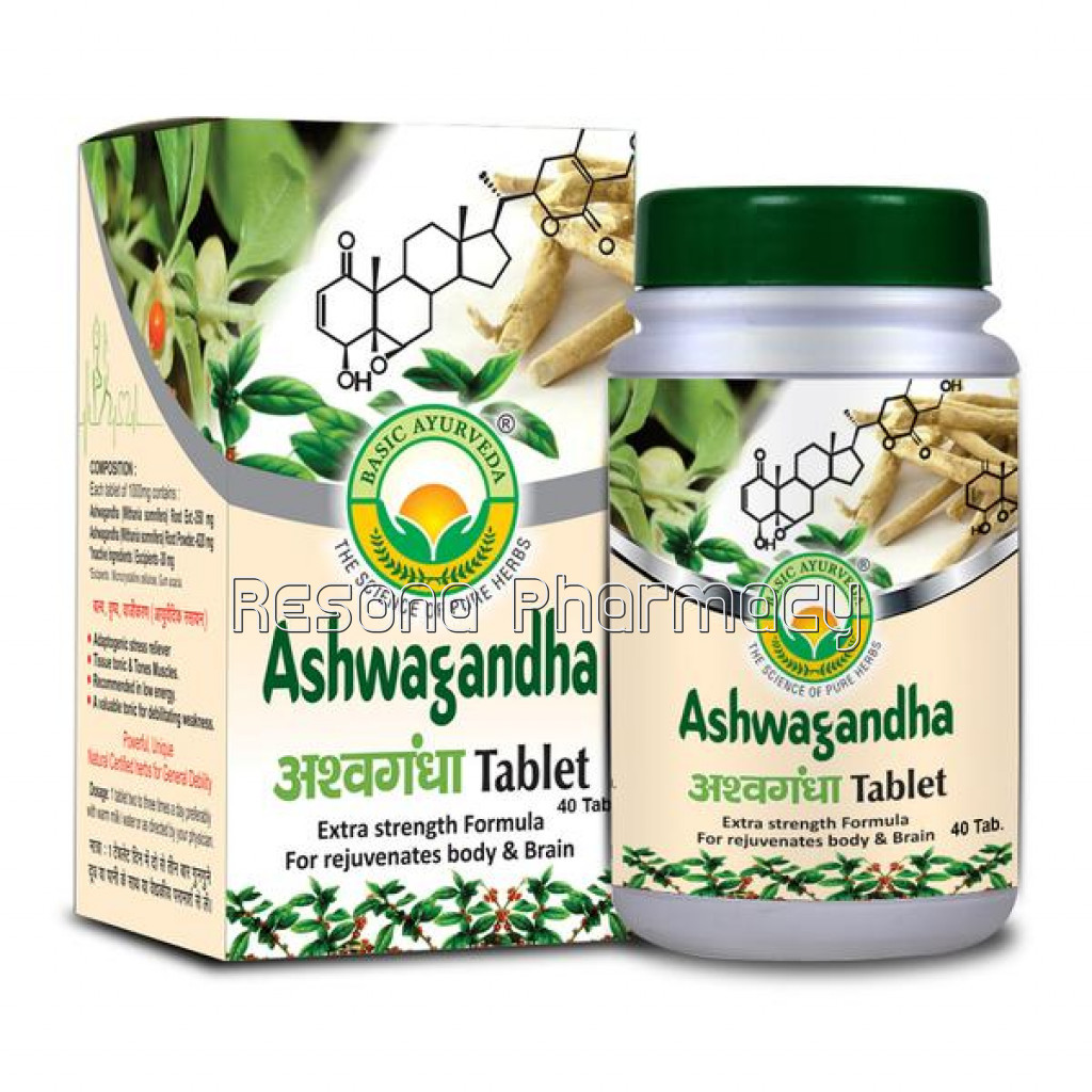 Basic Ayurveda Ashwagandha 40 Tablet