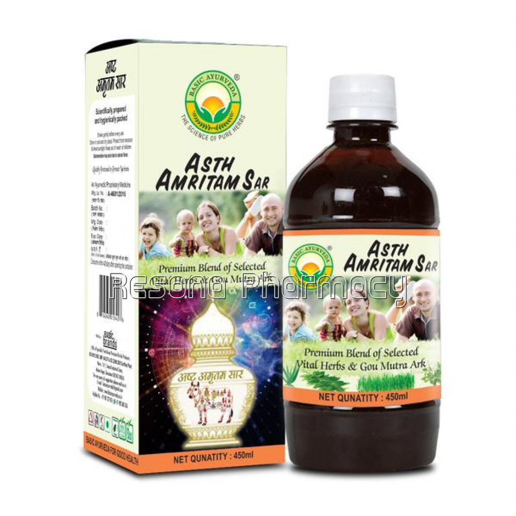 Basic Ayurveda Asth Amritam Sar (Juice) 450 Ml