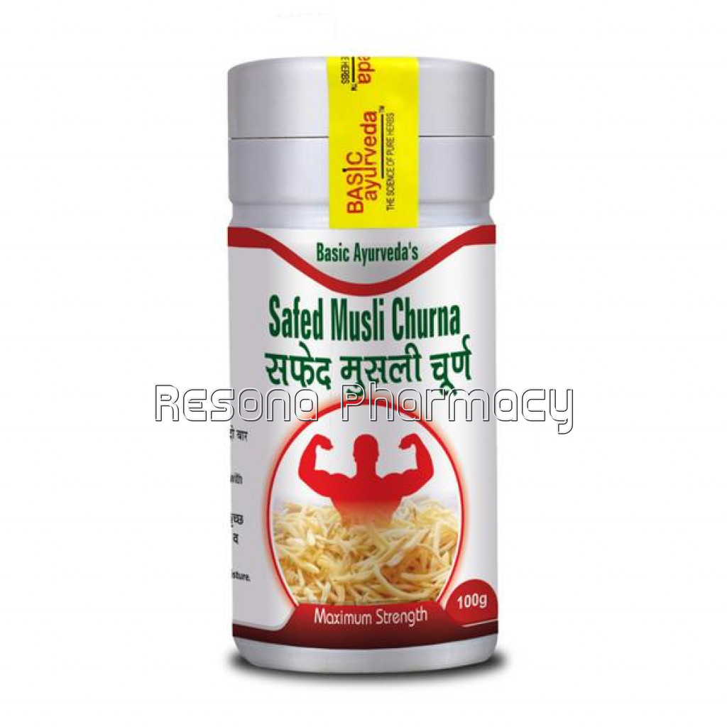 Basic Ayurveda Safed Musli Churna 100 Gram
