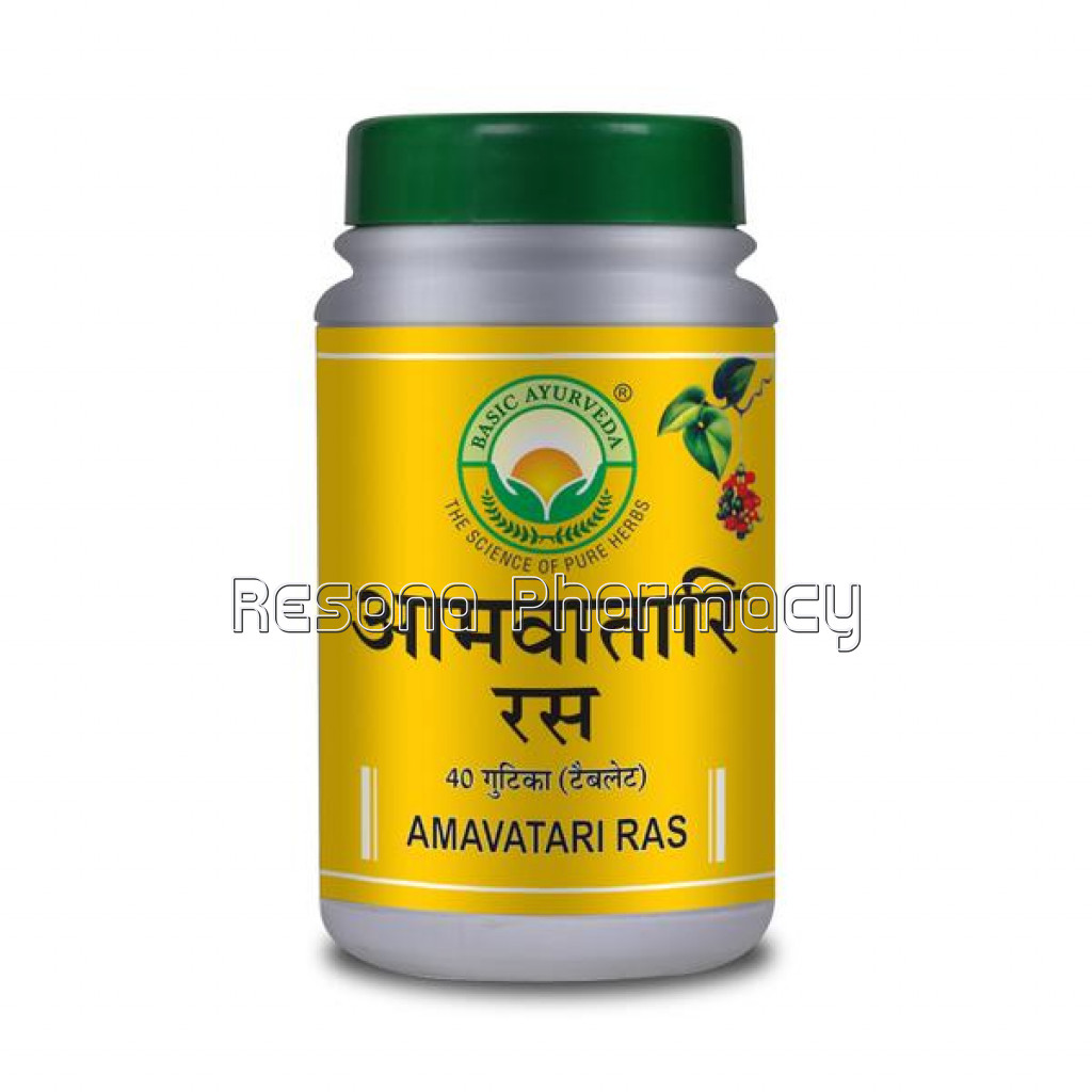 Basic Ayurveda Amavatari Ras 40 Tablet