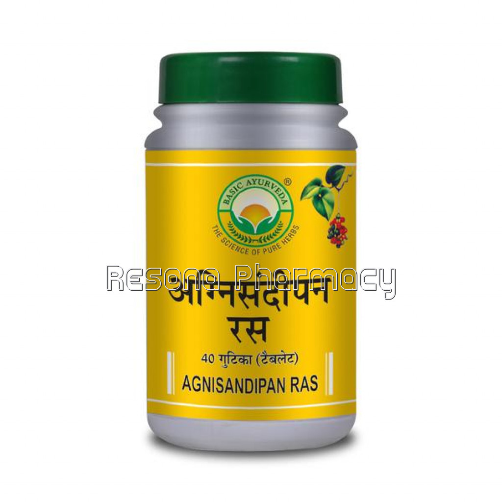 Basic Ayurveda Agnisandipan Ras 40 Tablet
