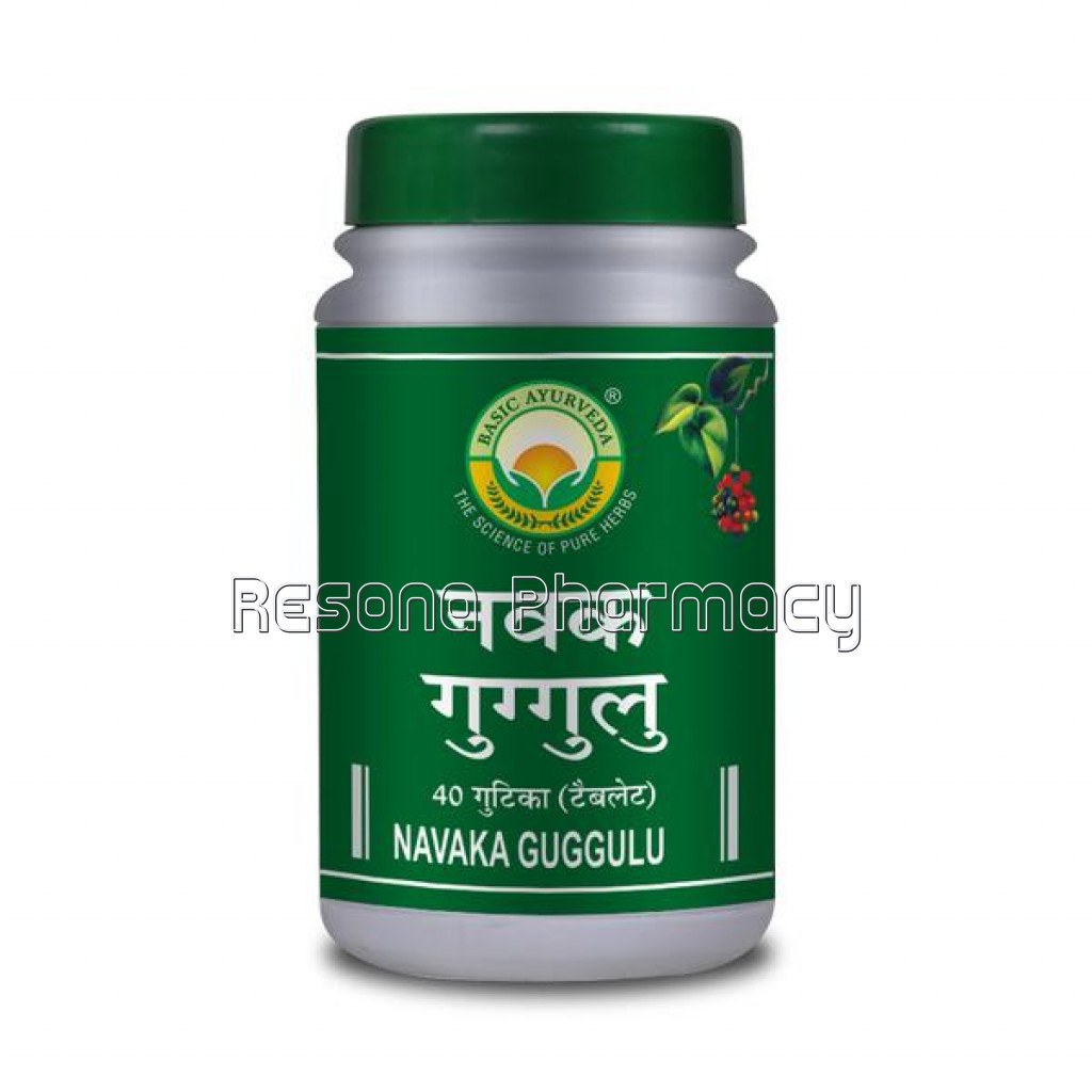 Basic Ayurveda Navaka Guggulu 40 Tablet