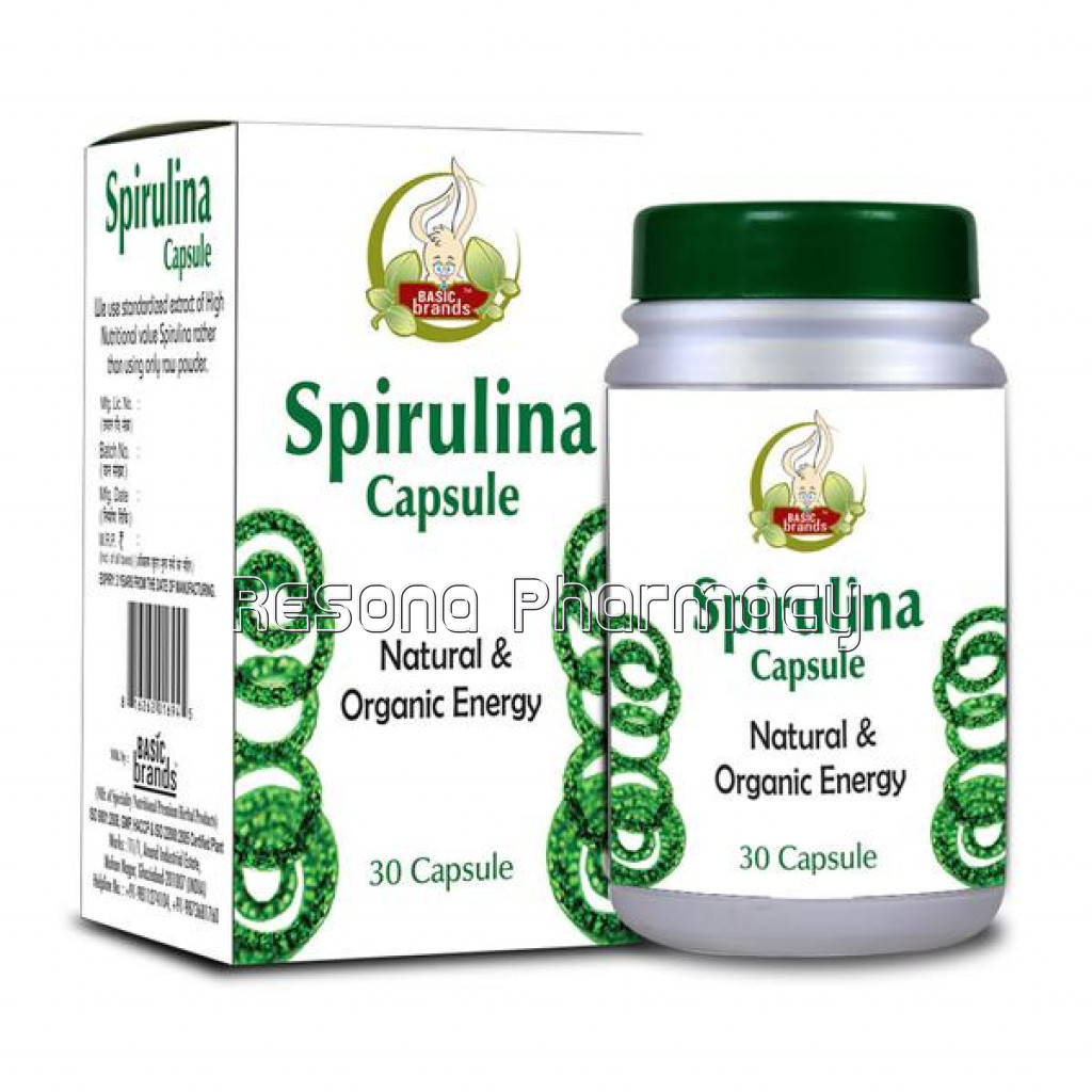 Basic Ayurveda Spirulina 30 Capsule