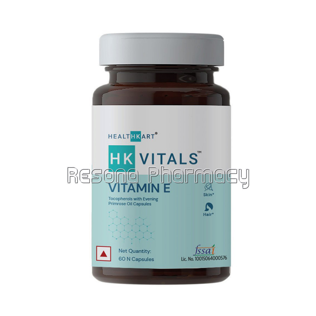 Healthkart Hk Vitals Vitamin E With Evening Primrose Oil, 60 Capsules