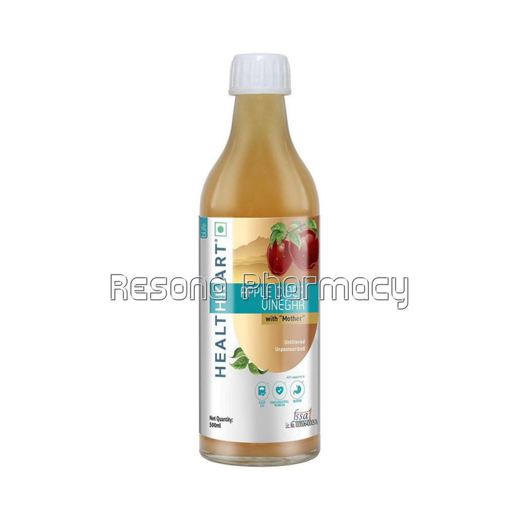 Healthkart Apple Cider Vinegar With Mother, 0.5 L, Unflavoured