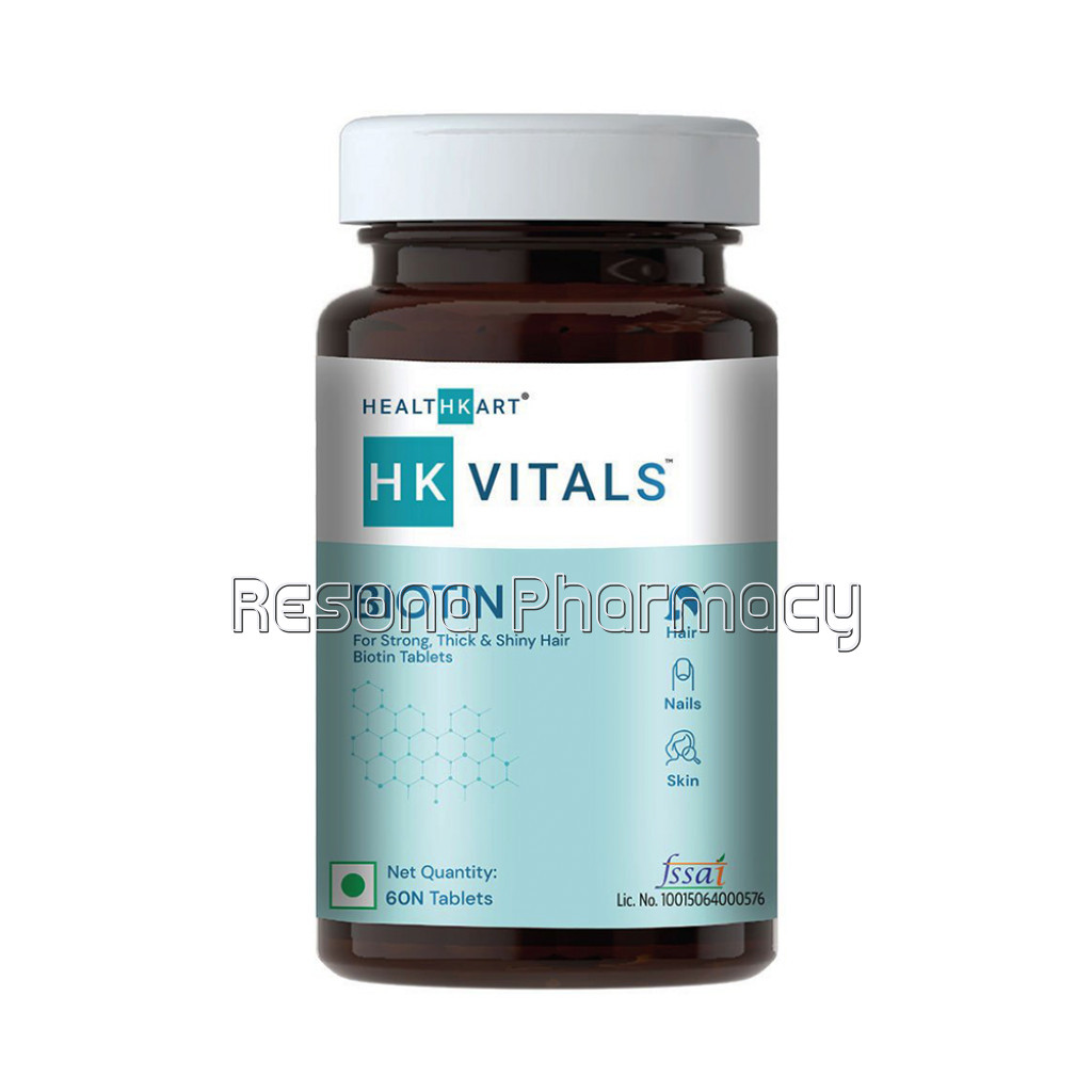 Healthkart Biotin (10000 Mcg), 60 Tablet(S), Unflavoured