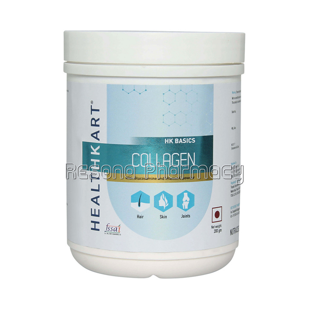 Healthkart Collagen With Glucosamine and Vitamin C, 0.2 Kg, Unflavoured
