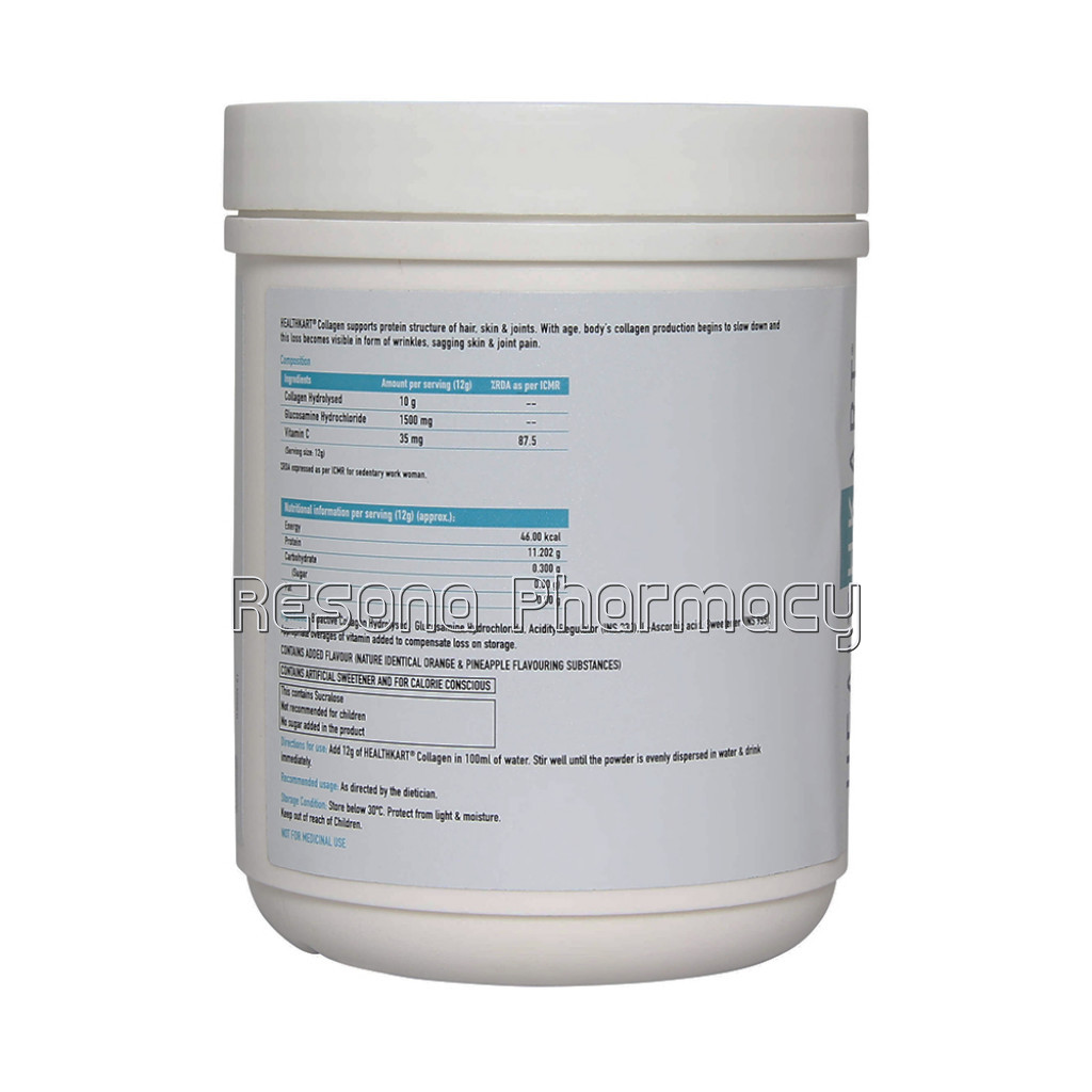Healthkart Collagen With Glucosamine and Vitamin C, 0.2 Kg, Unflavoured