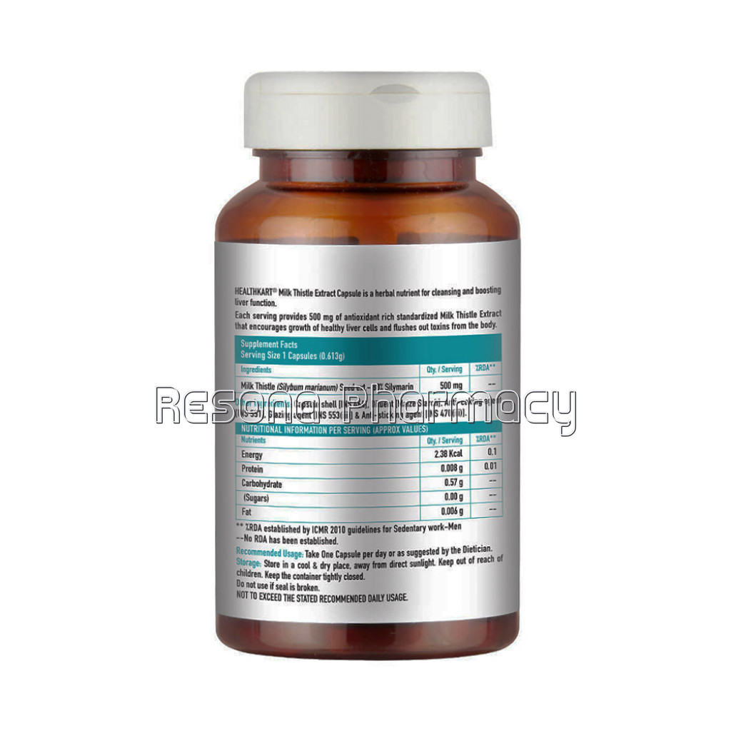 Healthkart Milk Thistle, 60 Capsules