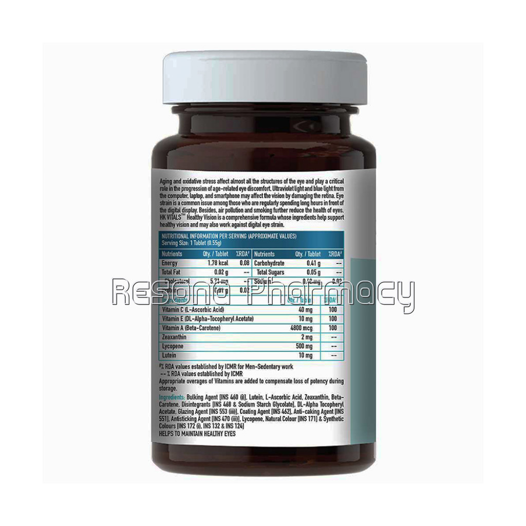 Healthkart Hk Vitals Healthy Vision, 60 Tablet(S)