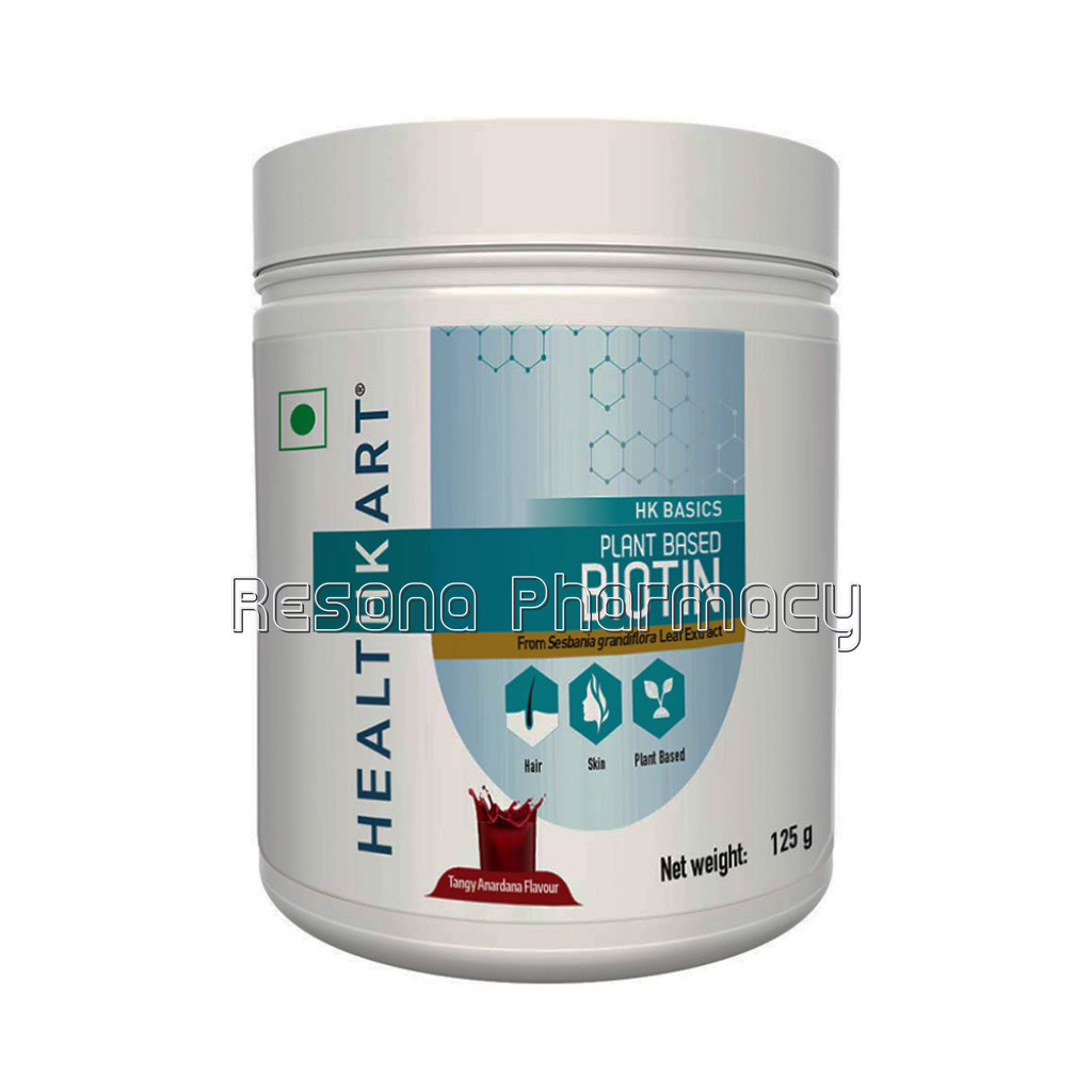 Healthkart Plant Based Biotin, 125 G, Tangy Anardana