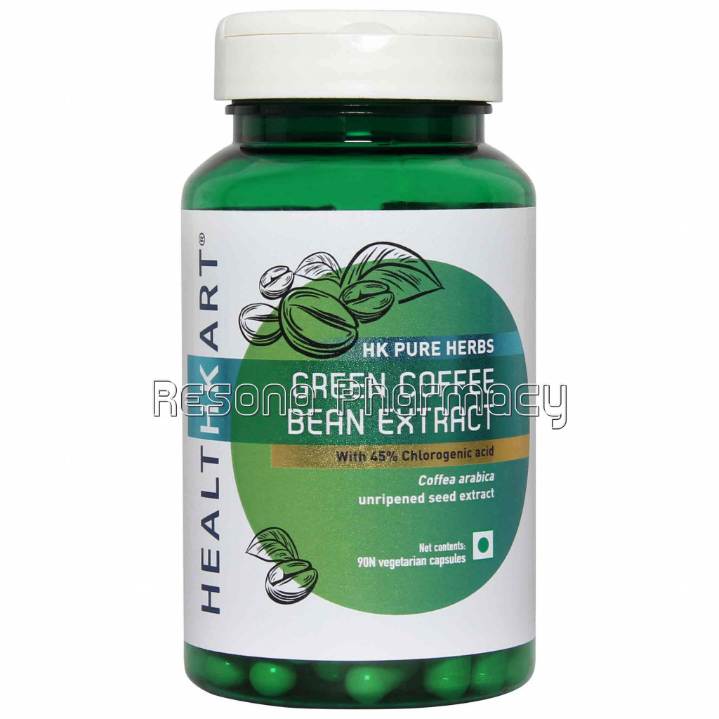Healthkart Green Coffee Bean Extract, 90 Capsules