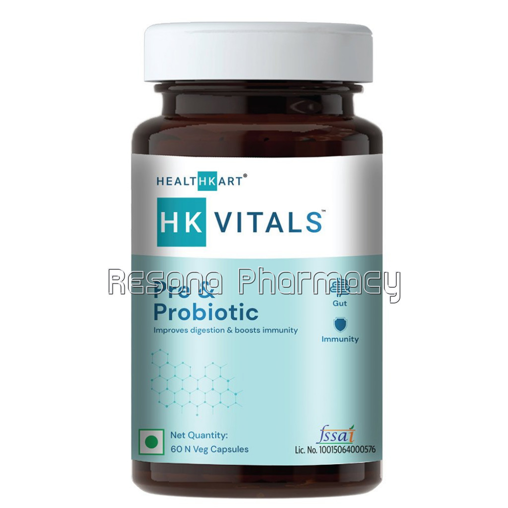 Healthkart Hk Vitals Pre And Probiotics, 60 Capsules, Unflavoured