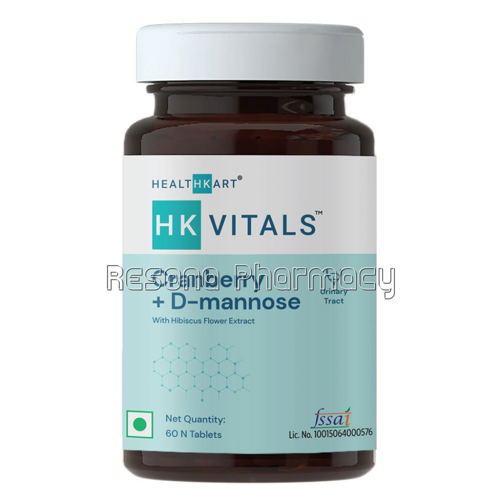 Healthkart Cranberry Plus D Mannose, 60 Tablet(S)