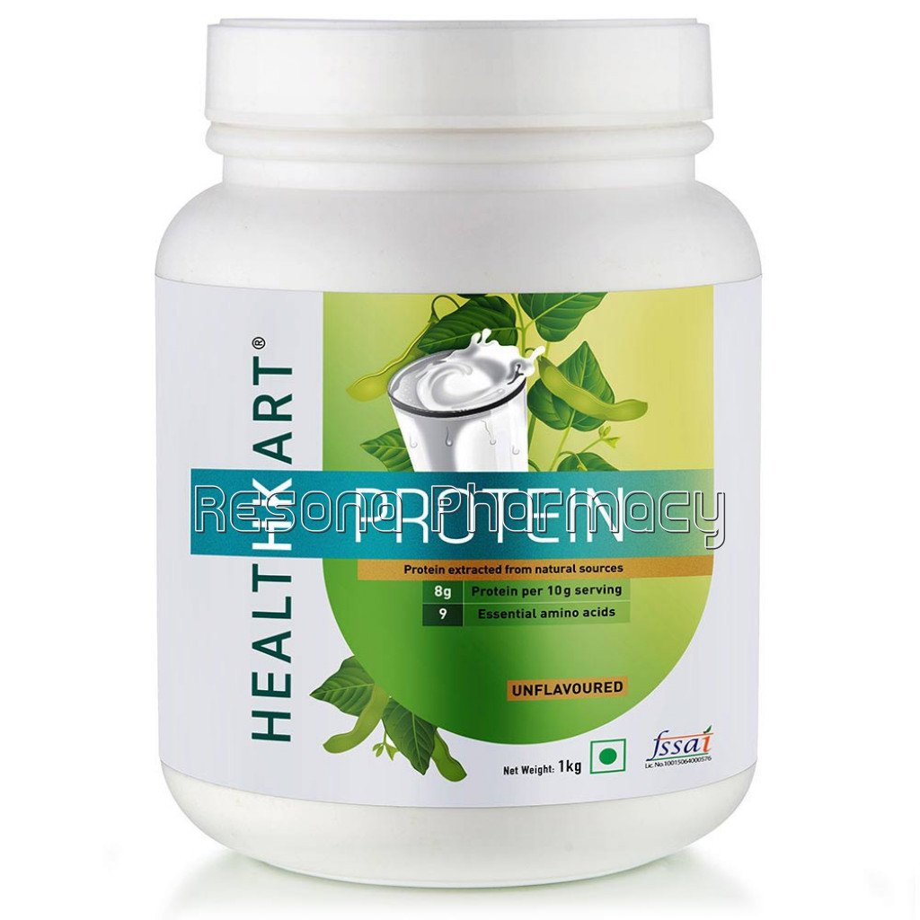 Healthkart Protein (80%), 2.2 Lb, Unflavoured