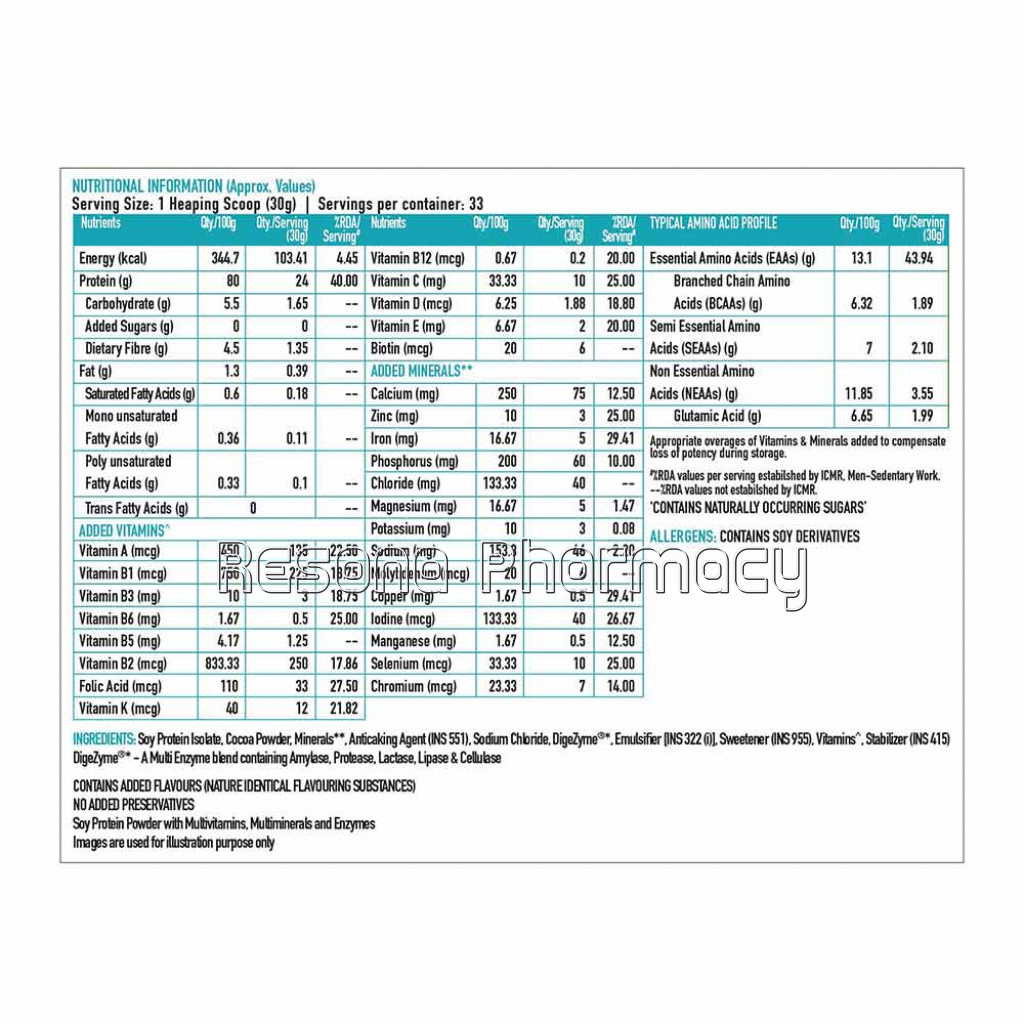 Healthkart 100% Vegan Soy Protein, 2.2 Lb, Cafe Mocha