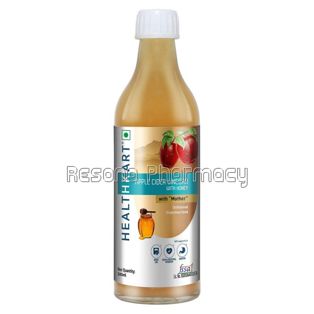 Healthkart Apple Cider Vinegar With Honey, 0.5 L, Honey