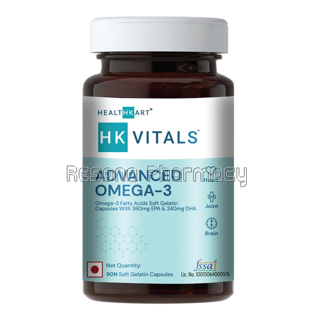 Healthkart Advanced Omega 3 With 360Mg Epa and 240Mg Dha, 90 Capsules