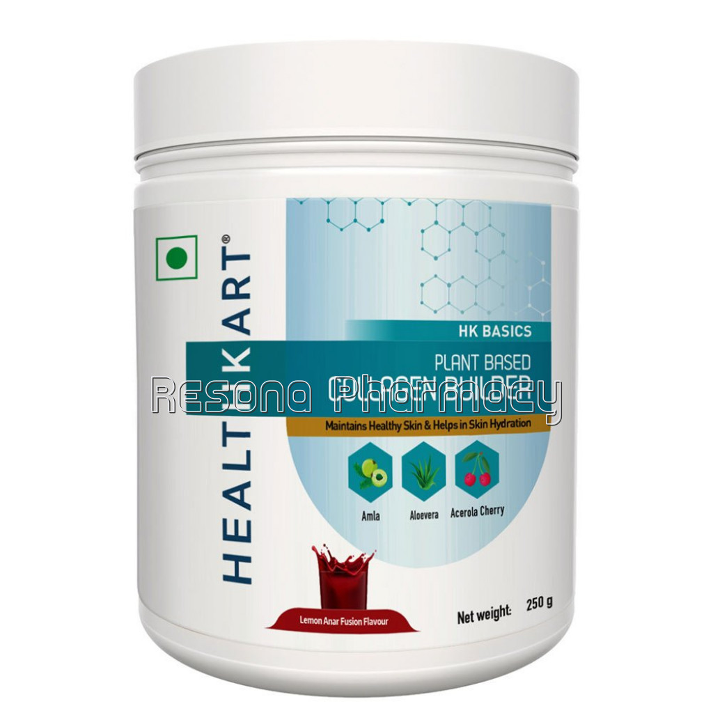Healthkart Plant Based Collagen Builder, 0.250 Kg, Lemon Anar Fusion
