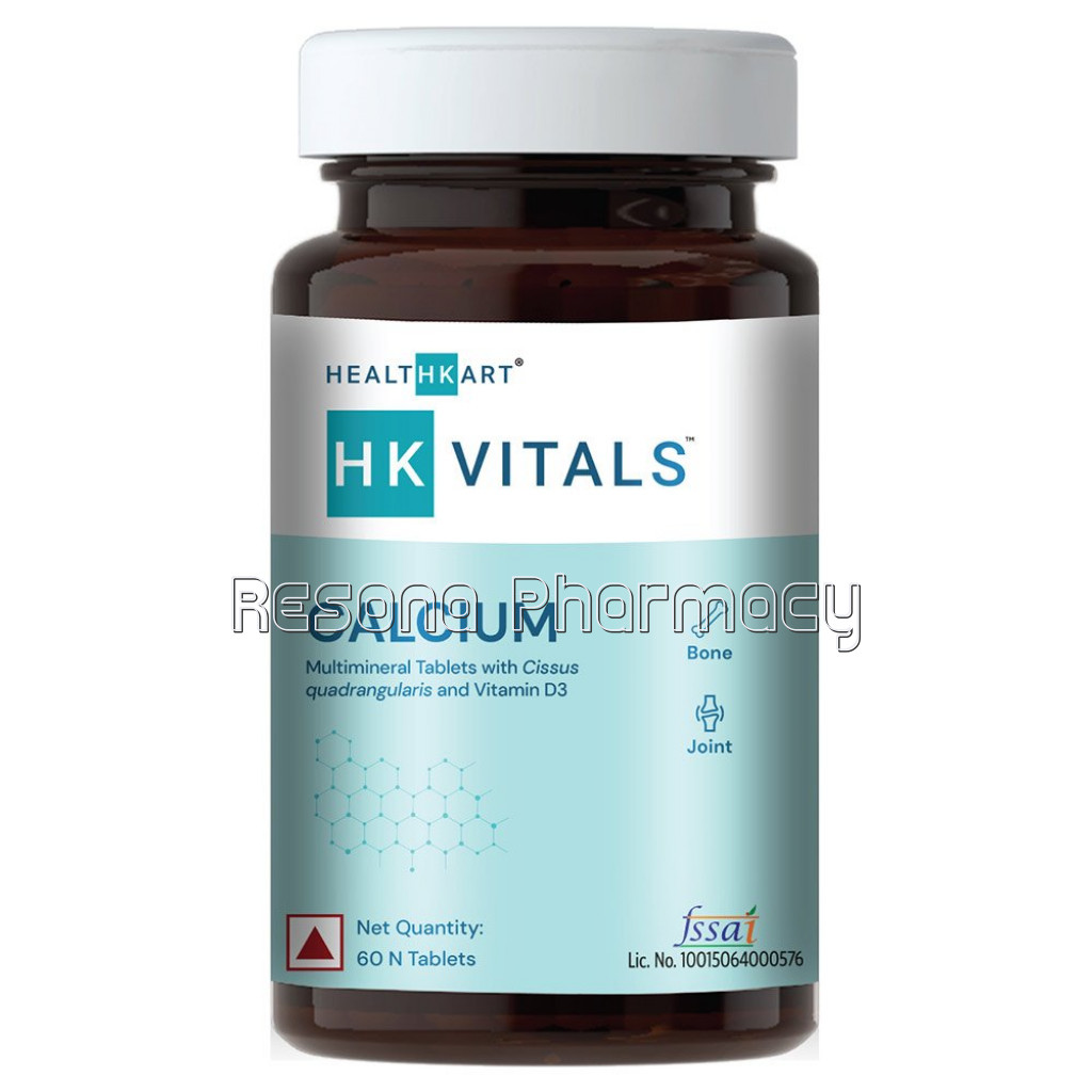 Healthkart Hk Vitals Calcium, 60 Tablet(S), Unflavoured