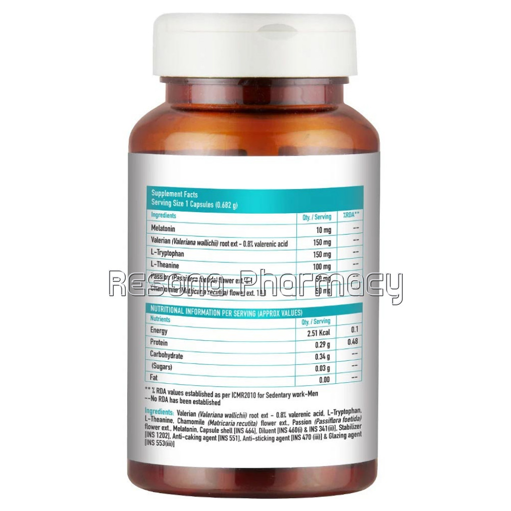 Healthkart Melatonin Op, 60 Capsules