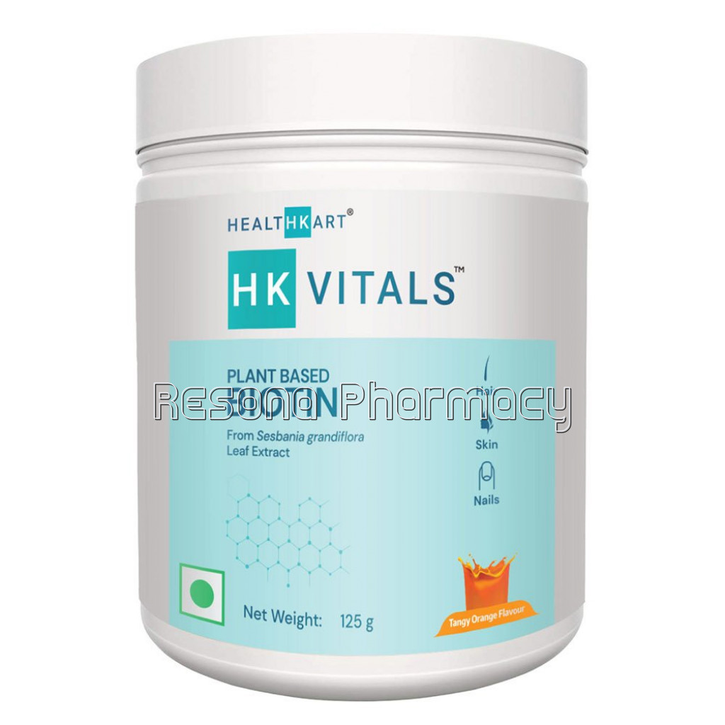 Healthkart Vital Plant Based Biotin, 125 G, Tangy Orange