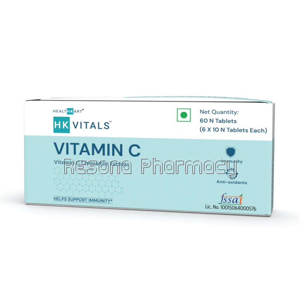 Healthkart Hk Vitals Vitamin C, 60 Tablet(S), Unflavoured