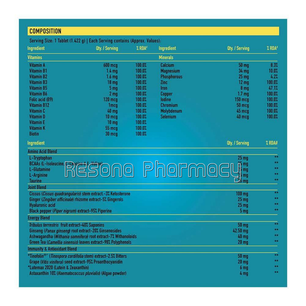 Truebasics Multivit Sport One Daily Multivitamin, 90 Tablet(S), Unflavoured