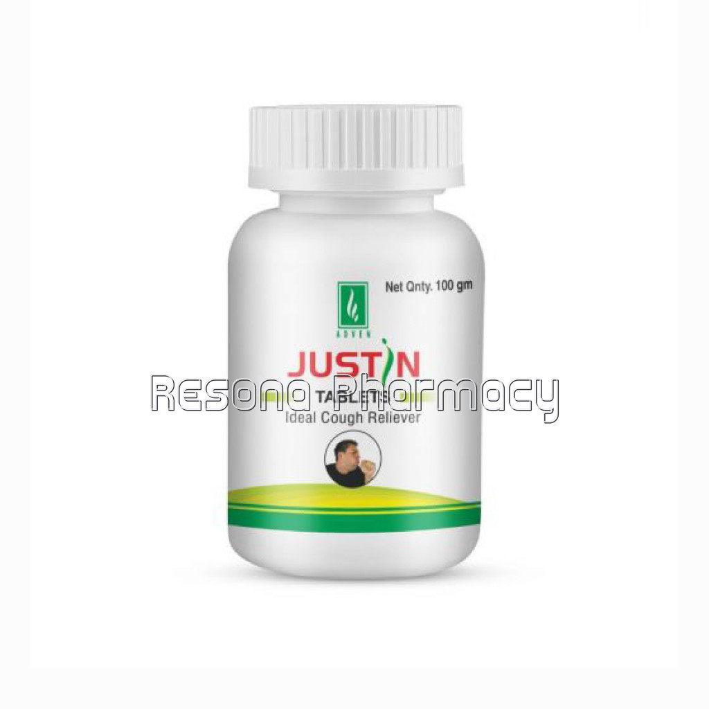 Justin Tablets Cough Reliever 100Gm