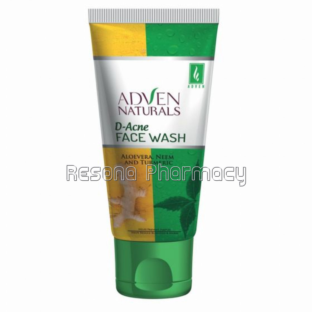 D Acne Face Wash With Aloevera, Neem and Turmeric 100Gm