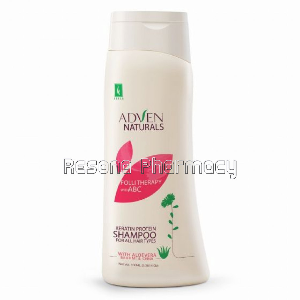 Folli Therapy Keratin Protein Shampoo With Abc (Aloevera,Brahmi and China) 100Ml