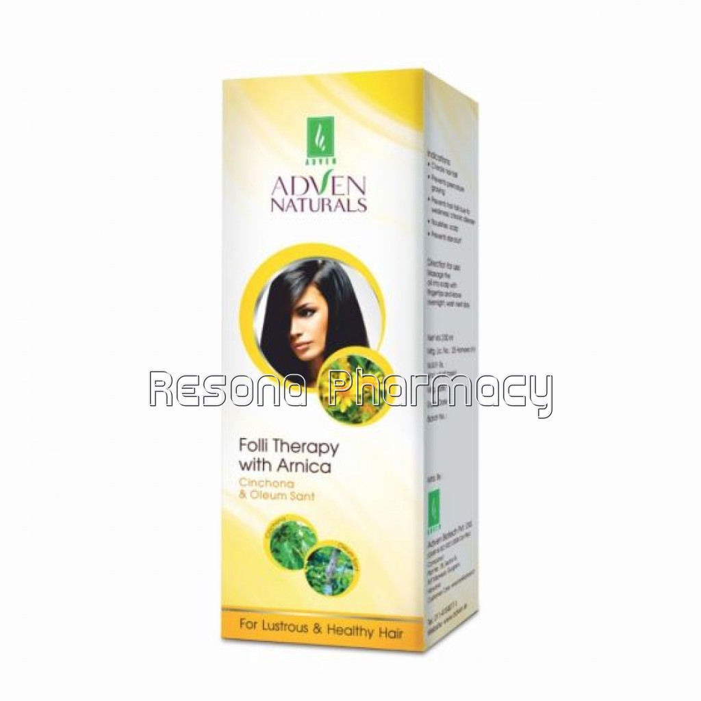 Folli Therapy With Arnica , Cinchona and Oleum Sant Hair Oil 200Ml