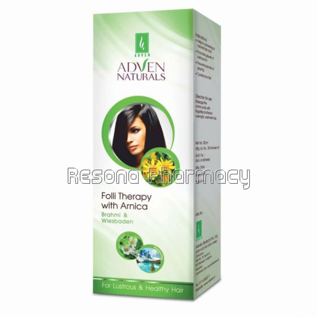 Folli Therapy With Arnica,Brahmi and Wiesbaden Hair Oil 100Ml