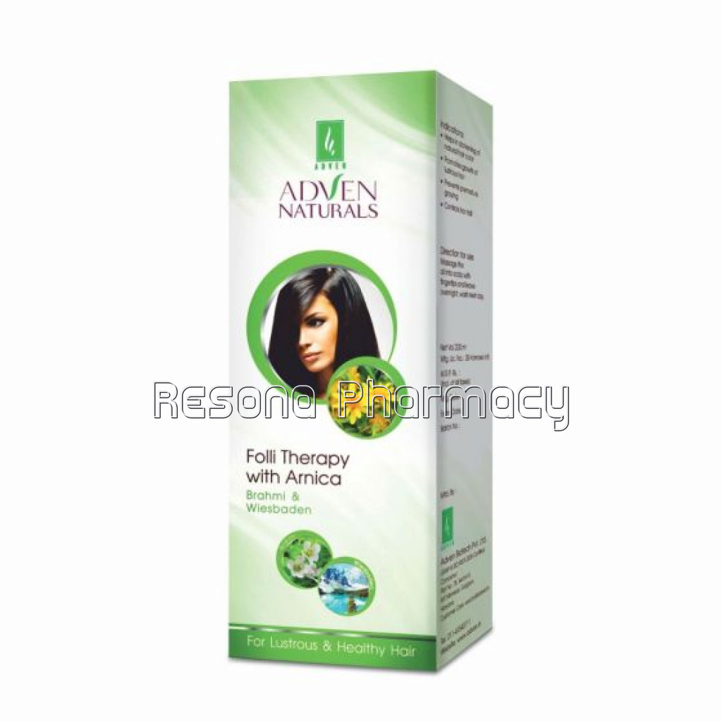 Folli Therapy With Arnica,Brahmi and Wiesbaden Hair Oil 200Ml