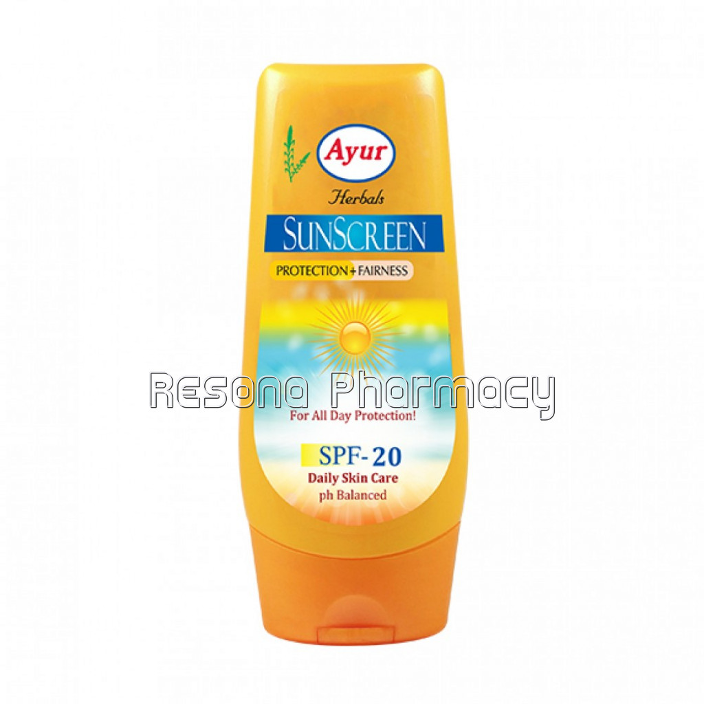 Ayur Herbals Sunscreen Lotion Spf 20 100Ml