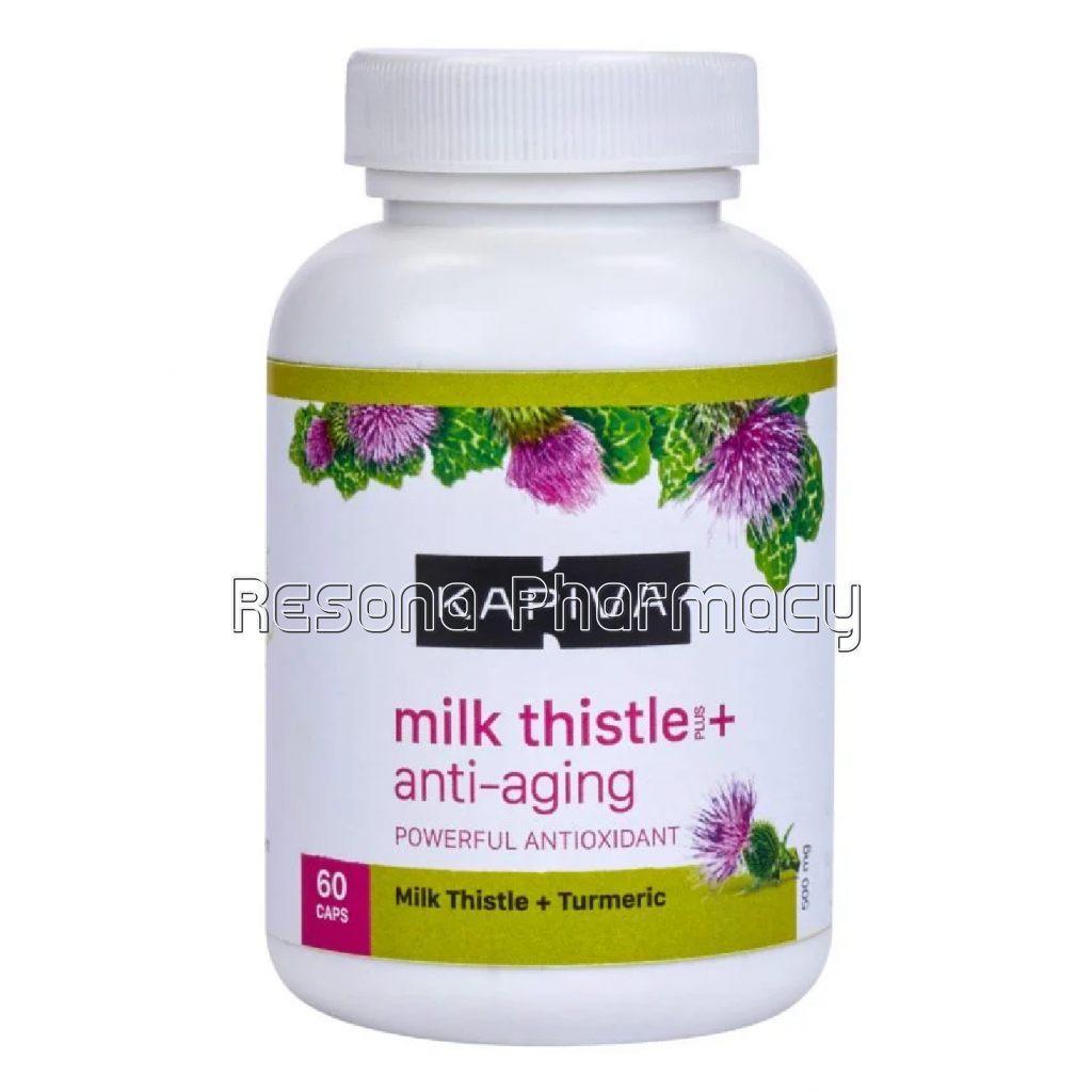 Kapiva Milk Thistle Plus Anti Aging Capsules