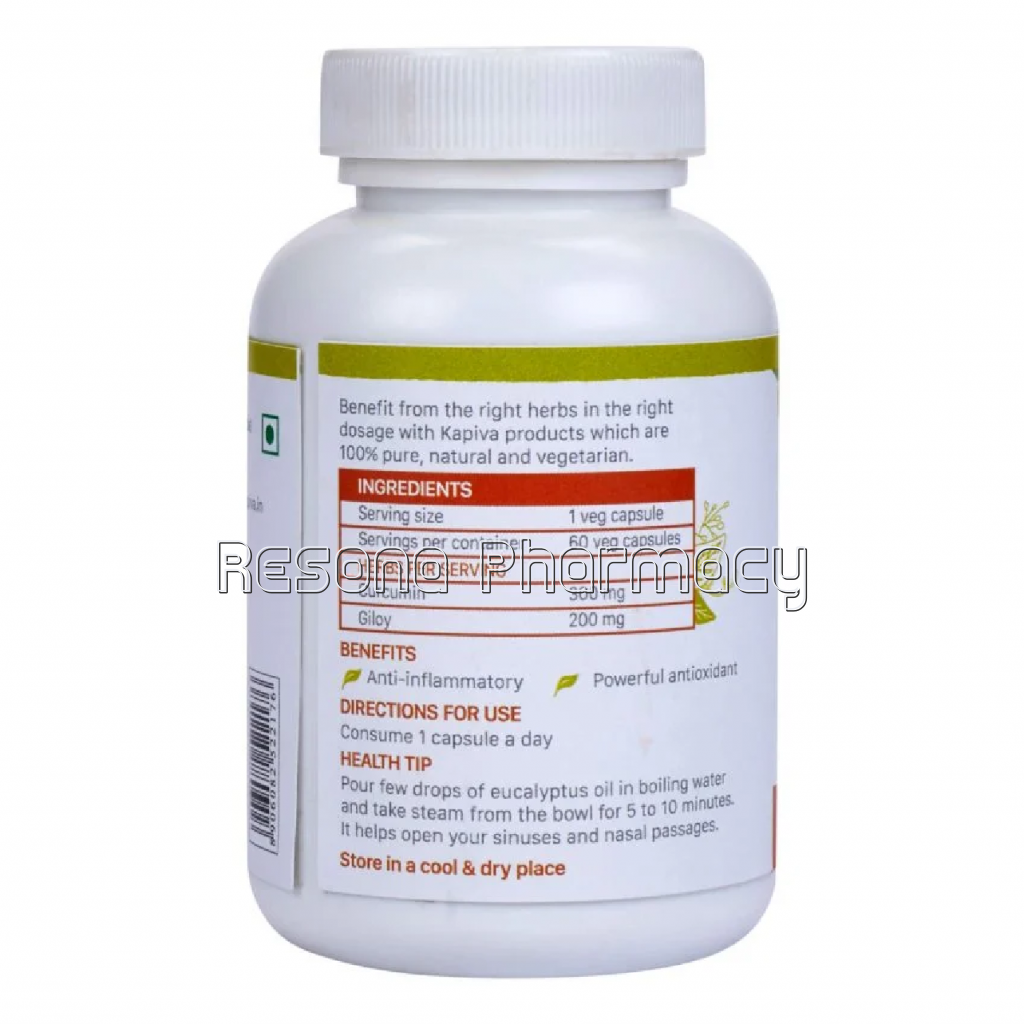 Kapiva Curcumin Giloy Capsules