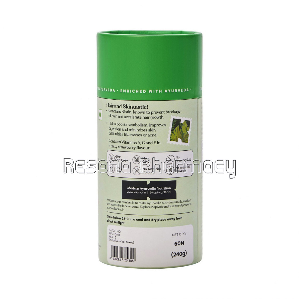 Kapiva Biotin With Aloe Vera Gummies 60