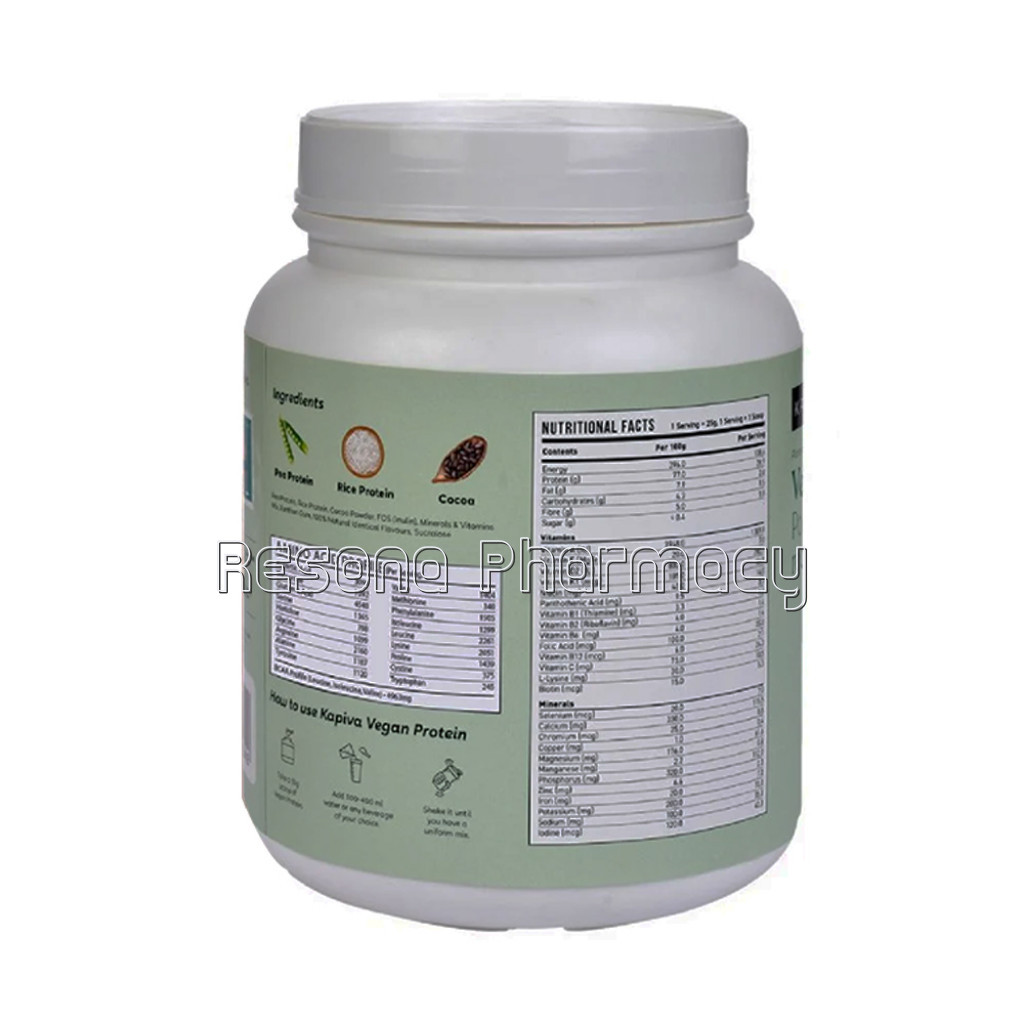 Kapiva Vegan Protein Chocolate 1 Kg