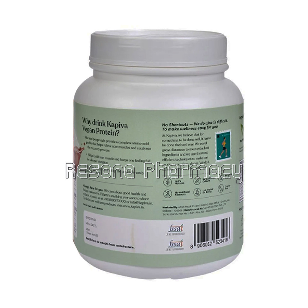 Kapiva Vegan Protein Chocolate 1 Kg