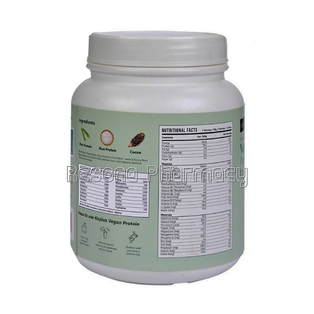 Kapiva Vegan Protein Cookies and Cream 1 Kg