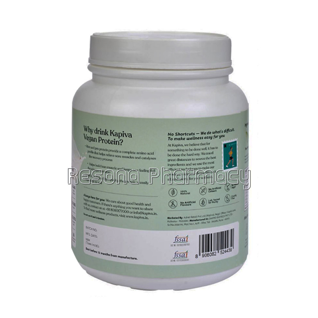 Kapiva Vegan Protein Cookies and Cream 1 Kg