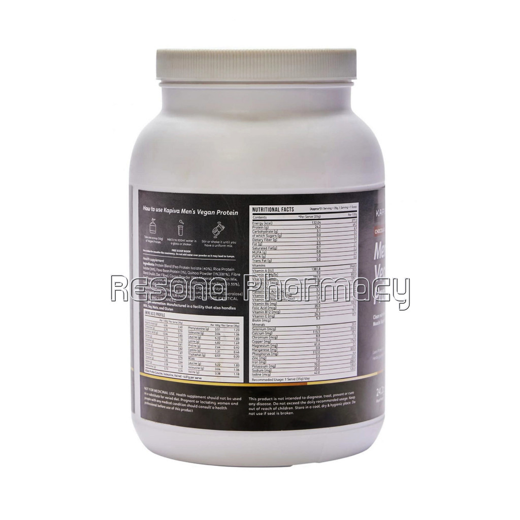 Kapiva Vegan Protein Chocolate Flavour 850Gms
