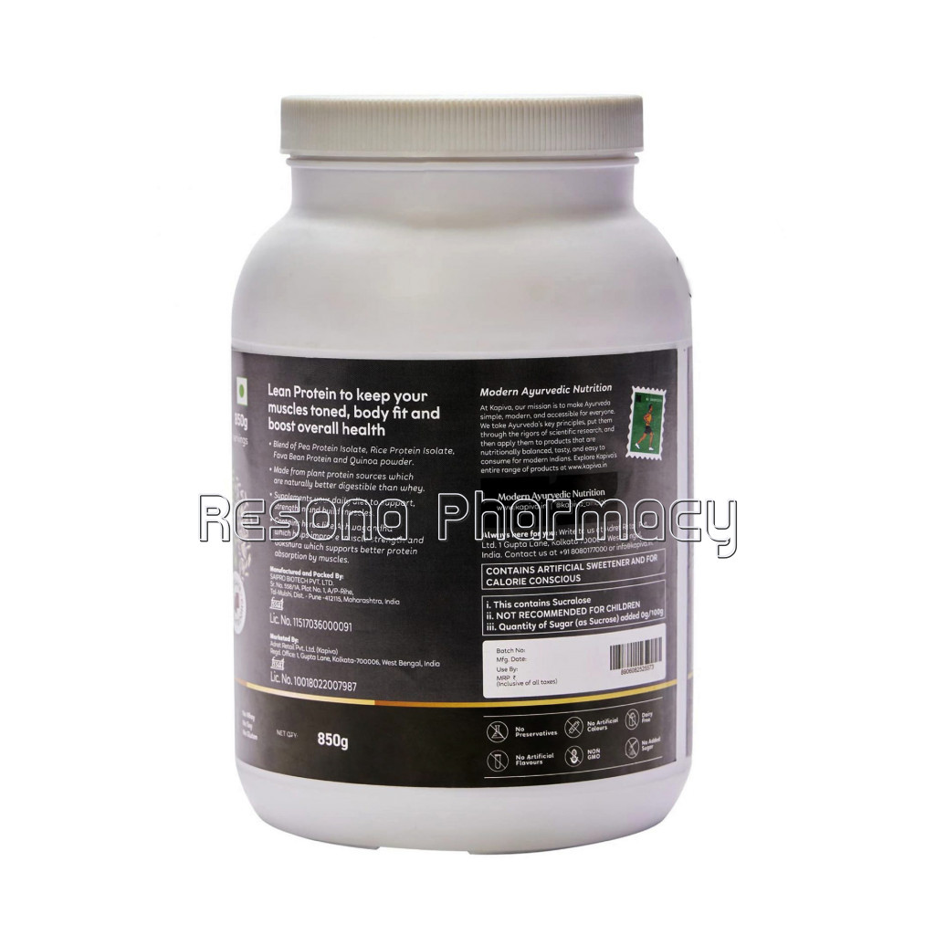 Kapiva Vegan Protein Chocolate Flavour 850Gms