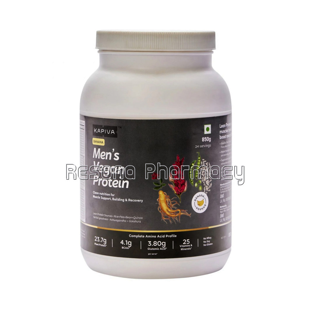 Kapiva Vegan Protein Banana Flavour 850Gms